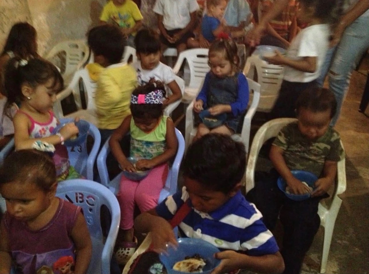 Venezuelan relief scene
